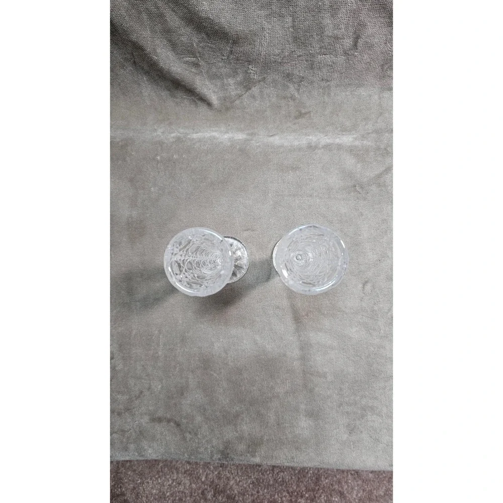 Eternal Crystal 6 Inch Bud Vase Set of 2 24% Lead Crystal Clear #314125 Taiwan